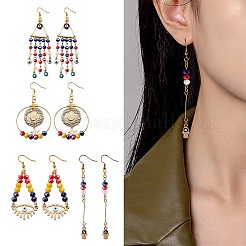 Kit para hacer aretes con forma de gota de mal de ojo diy&nbsp;DIY-SZ0006-98