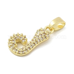 Ottone micro spianare pendenti zirconi&nbsp;ZIRC-C012-01G-10