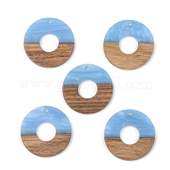 Colgantes de resina y madera de nogal&nbsp;RESI-S389-013A