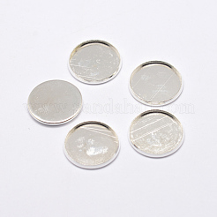 Messing Fassungen für Cabochon&nbsp;LS-X-KK-18MM-S
