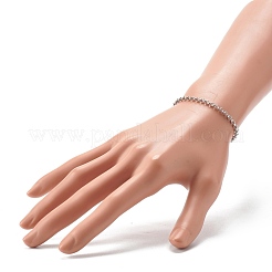 Anlaufgeschützte Rolo-Kettenarmbänder aus Edelstahl 304&nbsp;BJEW-JB06447-01