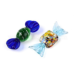 24 Stück handgefertigte Bunte Malerei-Süßigkeiten-Display-Dekorationen&nbsp;LAMP-N034-01