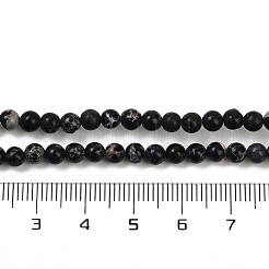 Gefärbte natürliche Regalit/Imperial Jaspis/Meeressediment Jaspis Perlen Stränge&nbsp;G-B124-C04-12