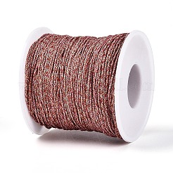 Cordon tressé rond en polyester teint en segment de 100 m&nbsp;OCOR-N009-03B-02