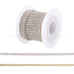 2 Reihe Glas-Strass-Autoaufkleber&nbsp;DIY-WH20023-39C