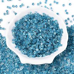 6/0 transparente Innenfarben Glas Saatperlen&nbsp;SEED-N006-003D