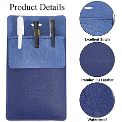 3 stücke 3 farben rechteck pu leder tasche stift tasche für arzt krankenschwester&nbsp;AJEW-CL0001-20