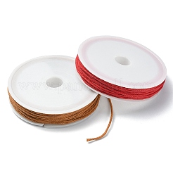 8 Rolle 8 Farben gewachste Baumwollschnüre&nbsp;YC-YW0001-04
