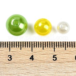 Perles d'imitation perles en plastique ABS&nbsp;KY-G030-01H