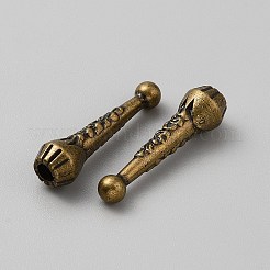 Legierung Endkappen für Kord&nbsp;FIND-WH0139-458AB