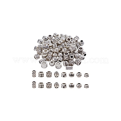 80 Stück 8 Stile tibetischen Stil europäischen Perlen&nbsp;DIY-NB0012-43E