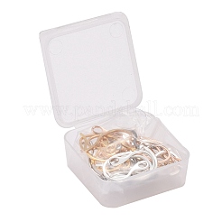 32 pieza de ganchos para pendientes de acero inoxidable 304 de 4 colores&nbsp;STAS-LS0001-04