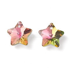 Charms in vetro galvanizzato&nbsp;GLAA-H104-A09