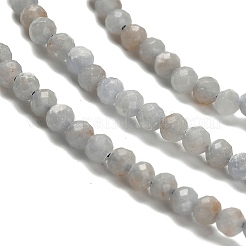 Chapelets de perles en angélite naturelle&nbsp;G-RM2025-16-3mm