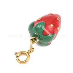 Pendentifs décoratifs en acier inoxydable 304 émaillé&nbsp;STAS-B138-02G