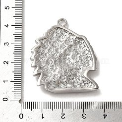 Pendentifs en acier inoxydable 304 anti-ternissement&nbsp;STAS-L022-297P
