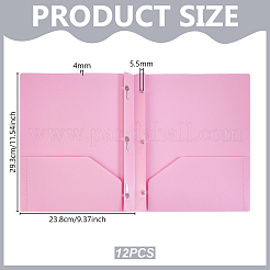 Chemises de classement en plastique pp&nbsp;AJEW-WH0455-415B