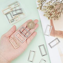 15 Stück 3 Farben Legierung Schnallen&nbsp;DIY-GF0006-13C