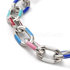 Messing Kabelkette Armbänder&nbsp;BJEW-D039-35P