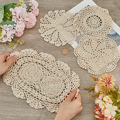 8 pièce de 4 styles de tampon en coton tissé&nbsp;AJEW-GF0008-96