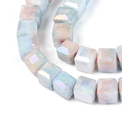 Brins de perles de verre électrolytiques anti-ternissement&nbsp;GLAA-T025-6mm-10J
