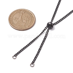 Catene regolabili in acciaio inossidabile 304 per collane&nbsp;AJEW-JB01215-03