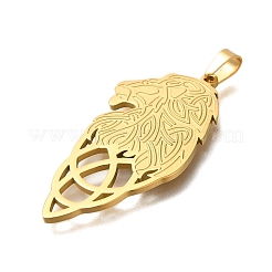 Pendentifs en acier inoxydable 304&nbsp;LS-STAS-S150-01G-B