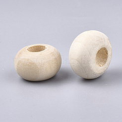 Unfertige Holzperlen&nbsp;WOOD-S053-03