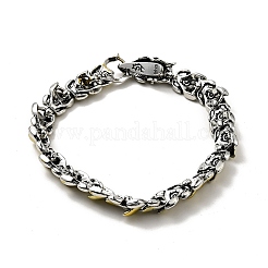 Drachenwickelkettenarmband aus Legierung für Herren&nbsp;LS-BJEW-A129-01