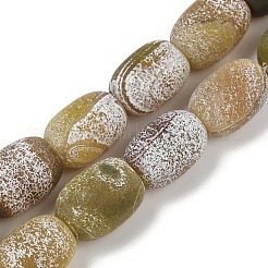 Fili di perline di agata naturale stagionato&nbsp;G-NH0047-B06-02
