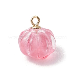 Anhänger aus transparentem Glas mit Sprühfarbe&nbsp;PALLOY-JF03496-01