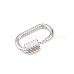 Ciondoli con moschettone a vite in ottone&nbsp;KK-Z132-07P