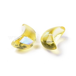 Perles en verre electroplate transparent &nbsp;GLAA-F122-01B