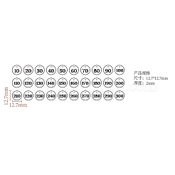 Transparente Maschenmarkierer-Sets aus Acryl&nbsp;TOOL-WH0059-054A
