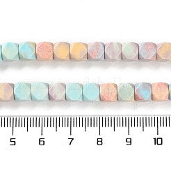 Natürliche Regenbogen-Alashan-Achatperlenstränge&nbsp;G-NH0022-L01-01