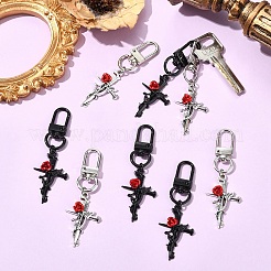 Pendentifs en alliage de croix décoratifs&nbsp;HJEW-YW00061-03