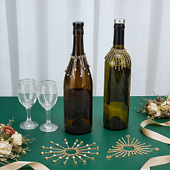 4 breloque pour verre à vin en strass&nbsp;AJEW-OC00044