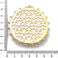 Cremagliera placcatura ottone micro pavé zirconia cubica colla carta fotografica pendenti&nbsp;KK-D343-01G
