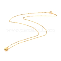 Colliers pendentifs en acier inoxydable 304&nbsp;NJEW-O122-04G