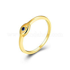 Böse Augen 925 Sterling Silber Micro Pave Zirkonia Fingerringe für Damen&nbsp;FS-WG42376-06