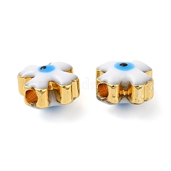Goldton Messing Emaille-Perlen&nbsp;KK-E048-01G-01