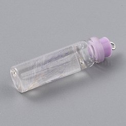 Decoraciones colgantes de botella de vidrio transparente&nbsp;EGLA-B002-01E