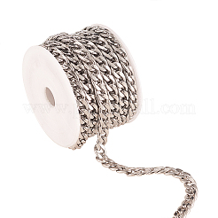 Cadenas de eslabones cubanos de acero inoxidable 304&nbsp;CHS-CJ0001-27B