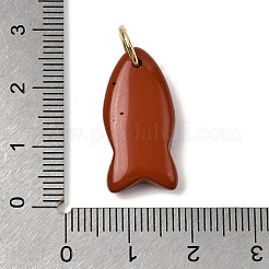 Natürliche rote Jaspis Anhänger&nbsp;G-A297-01G-12