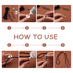 DIY Bolo-Krawatten-Set&nbsp;DIY-GA0006-13