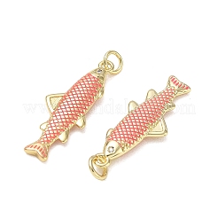 Pendentifs d'émail en laiton &nbsp;KK-CBA9234-13G