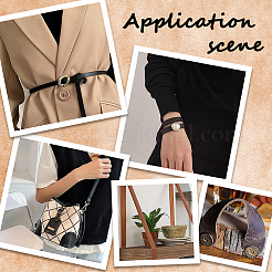 Imitation cordon plat en cuir&nbsp;LC-GF0001-04B-02