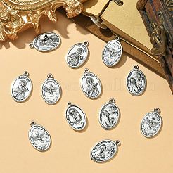 20 pz 4 ciondoli in lega di stile tibetano&nbsp;TIBEP-CJ0001-20