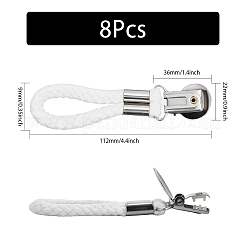 8 pieza de pinzas de hierro para chupete&nbsp;AJEW-CA0003-77