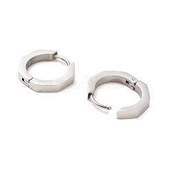 202 orecchini a cerchio in acciaio inossidabile&nbsp;EJEW-C076-06B-P